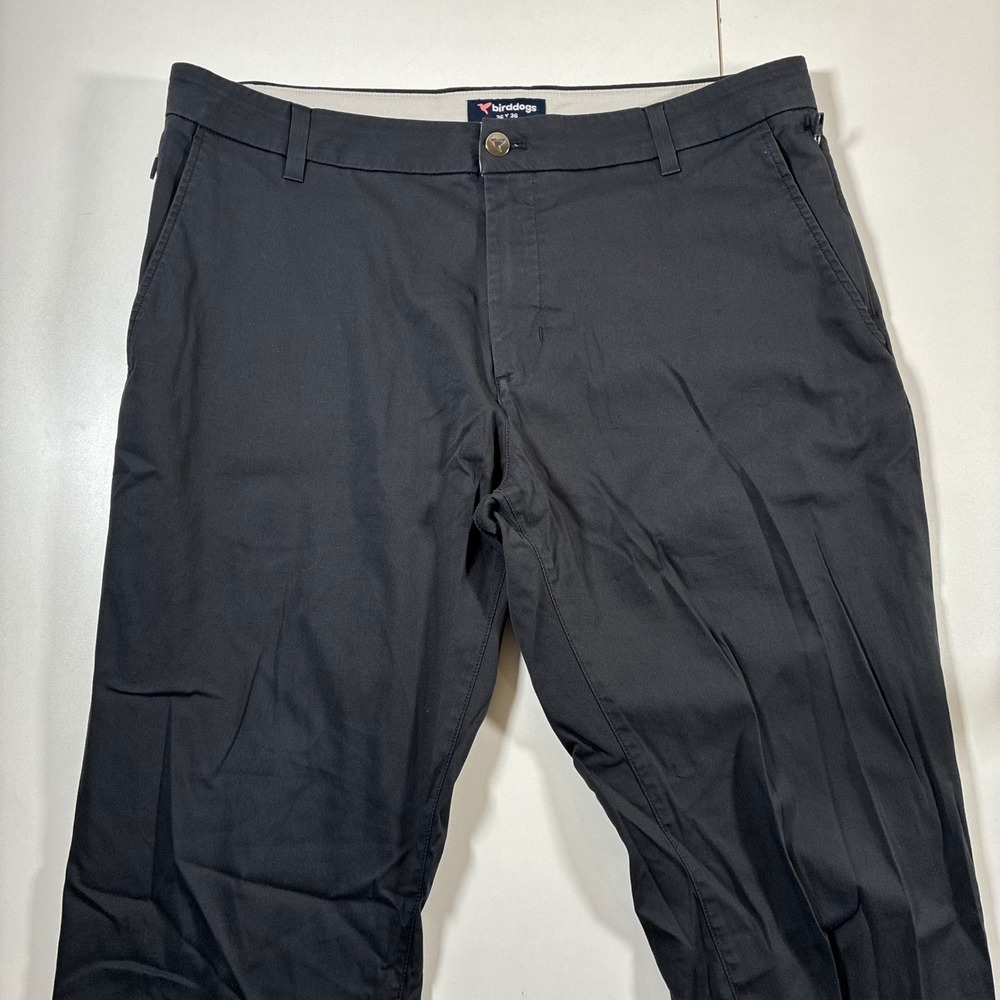 Birddogs Chino Pants 36x34‎ Grey Stretch Performance Unlined (Tag 36x36)